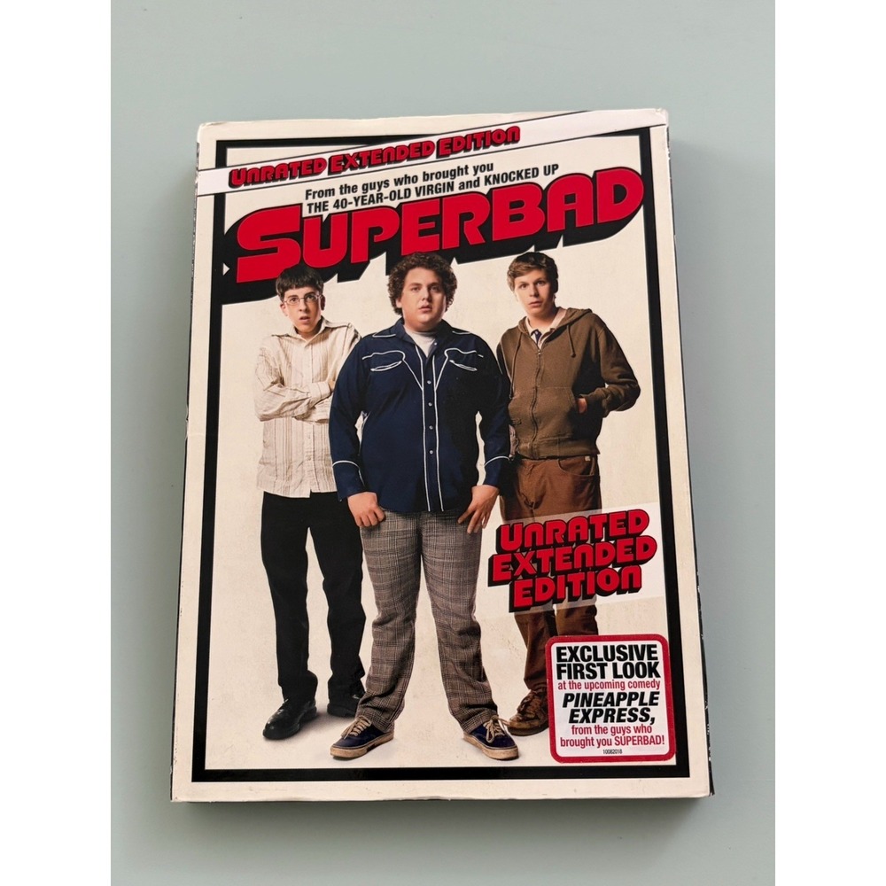 Superbad (Unrated, Extended‎ Cut) Slipcover Edition Movie Comedy Jonah Hill